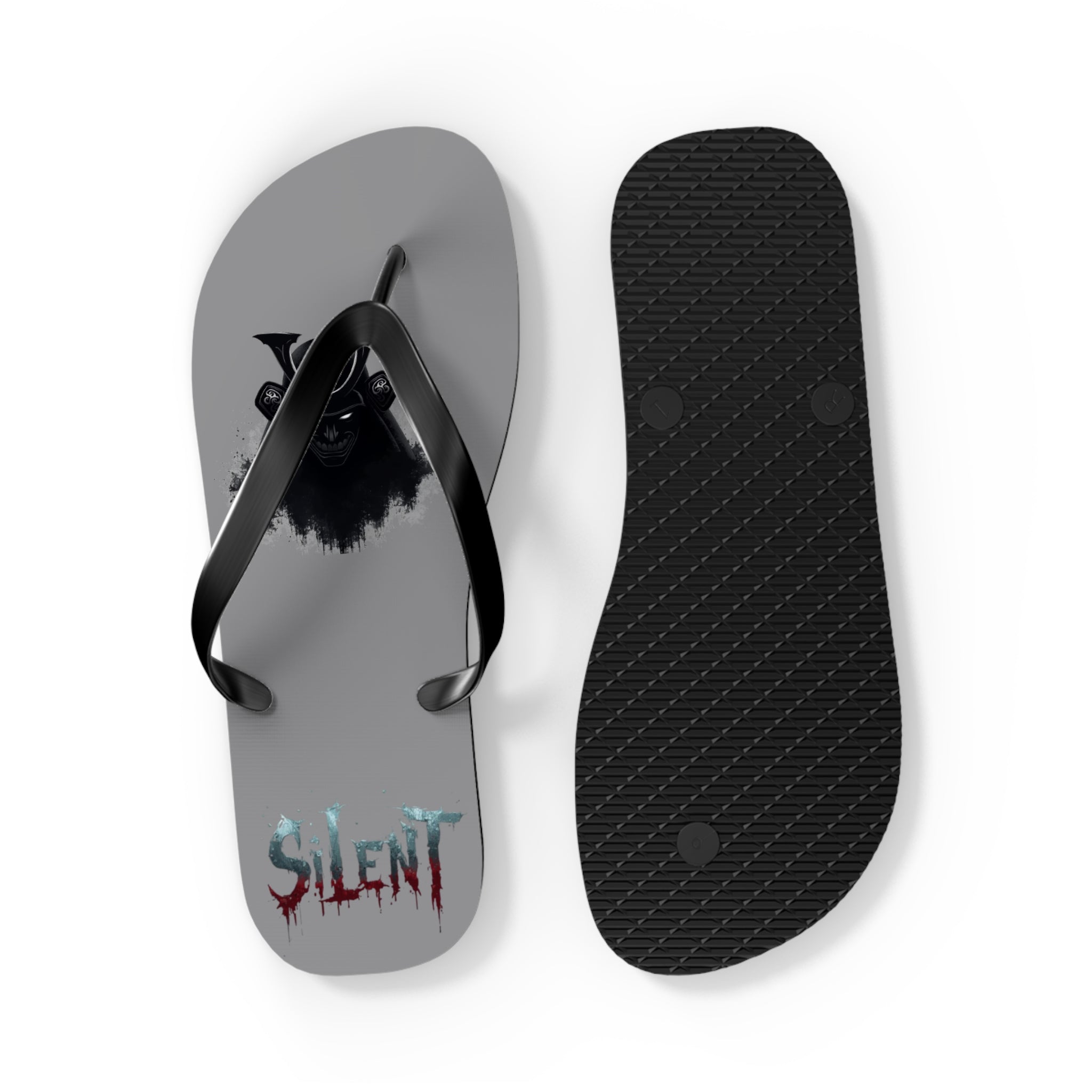 Silent Shinigami Flip Flops — Horror Skull Beach Sandals
