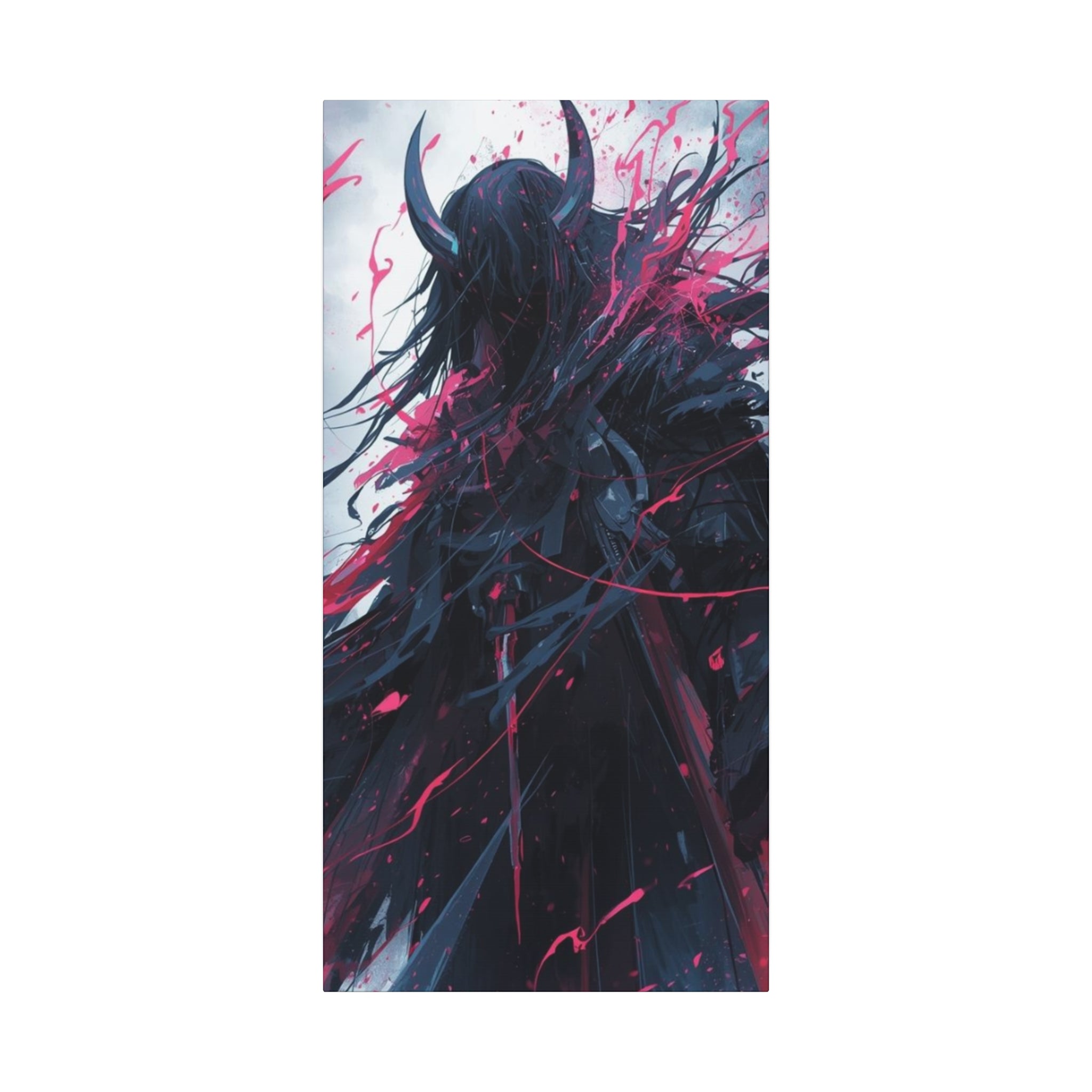 Grim Reaper Graveyard Matte Canvas Wall Art