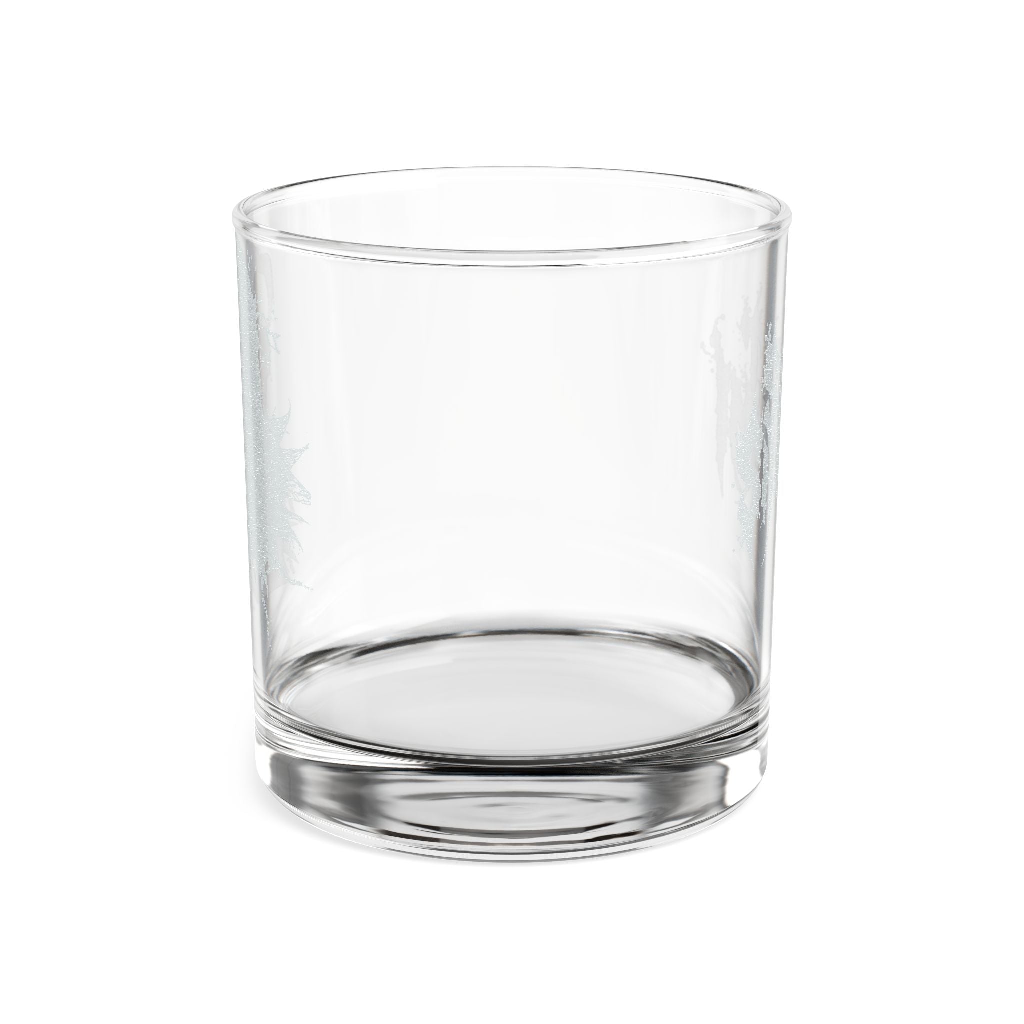 Engraved Whiskey Glass — Silent Shinigami Skull Logo (10.5 oz)