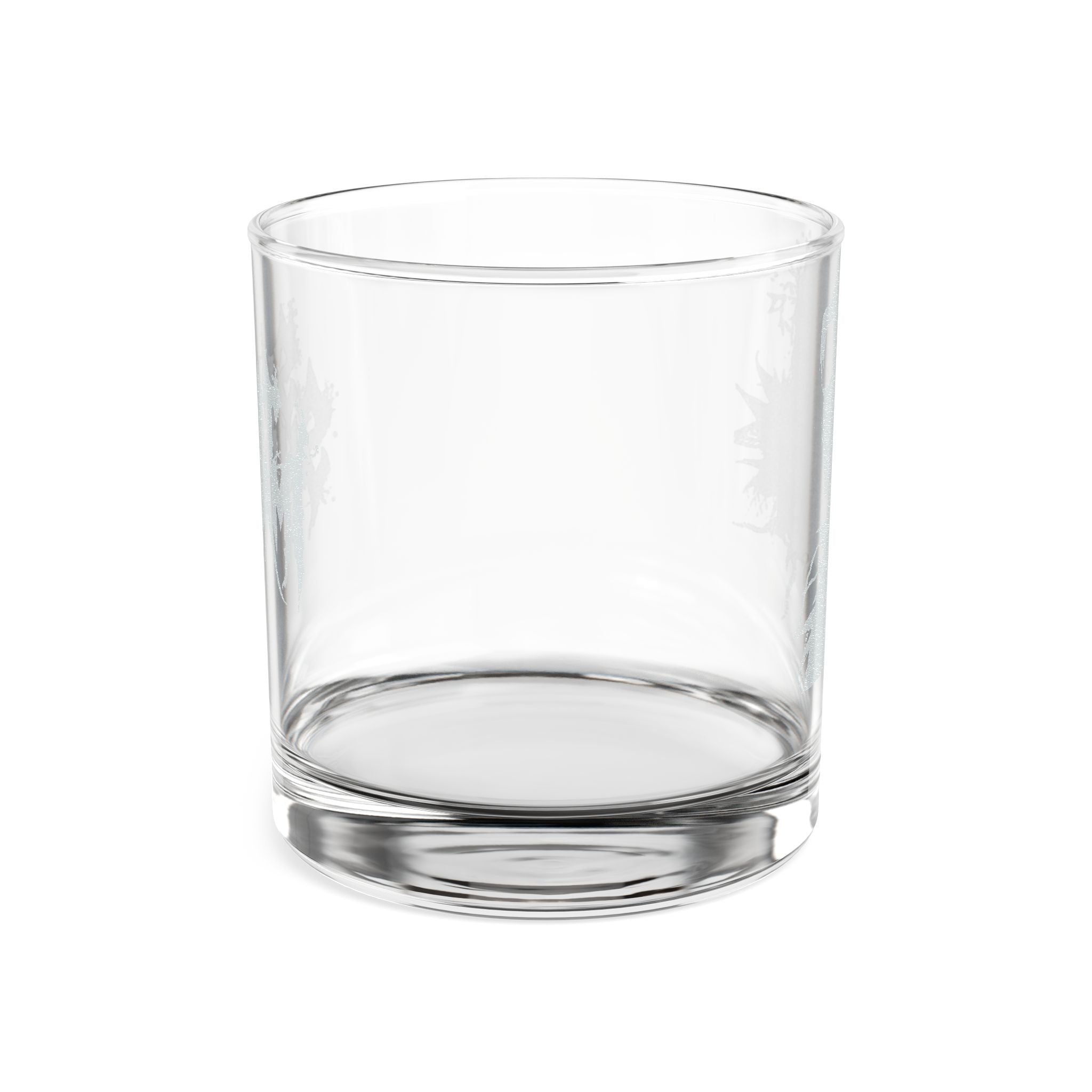 Engraved Whiskey Glass — Silent Shinigami Skull Logo (10.5 oz)