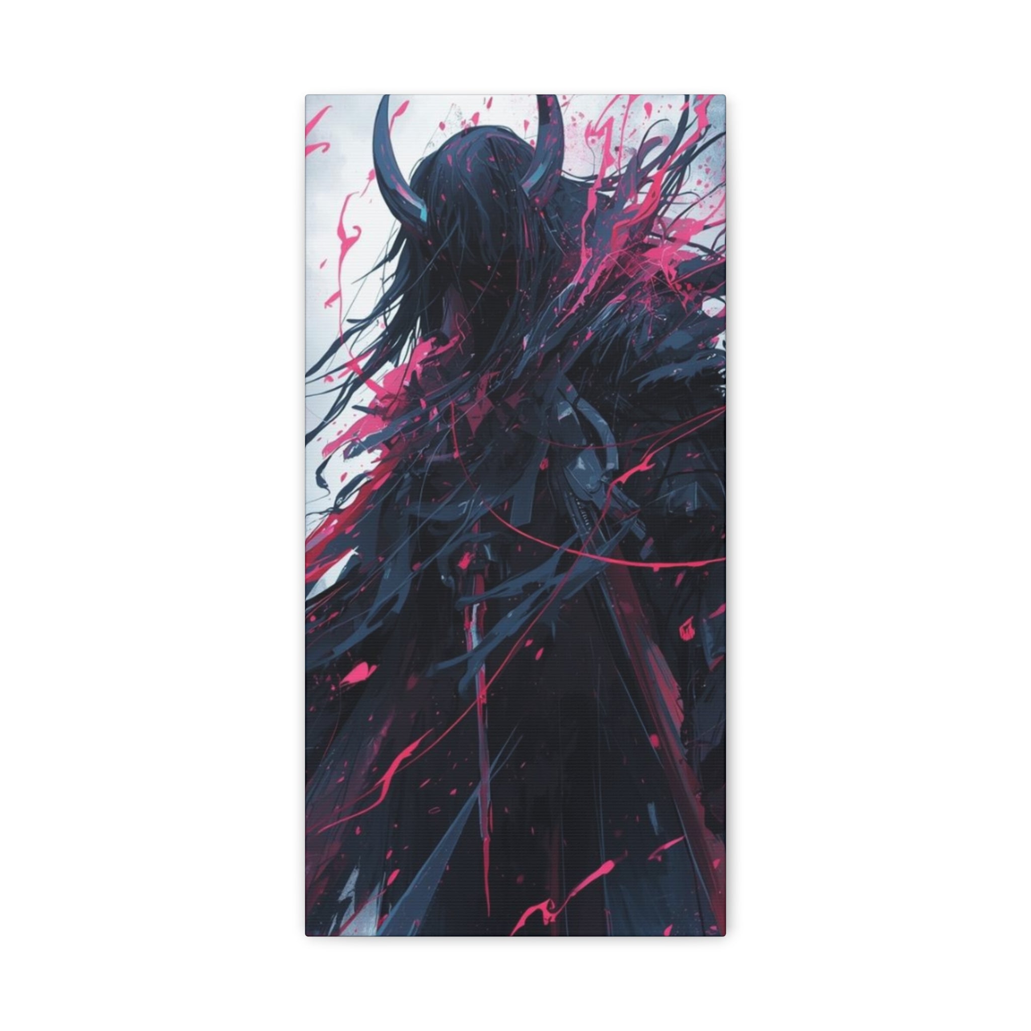 Grim Reaper Graveyard Matte Canvas Wall Art